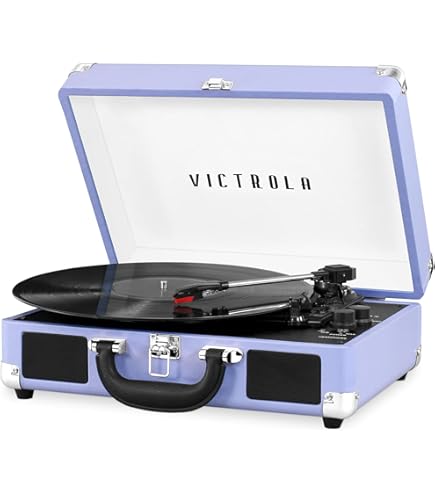 Victrola Journey Bluetooth Portable Suitcase Record Player – with